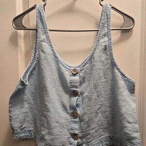 Rip Curl Summer Boho Style Top in Light Blue